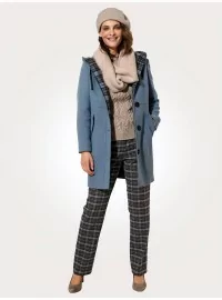 Villane kapuutsiga mantel MONA - 3