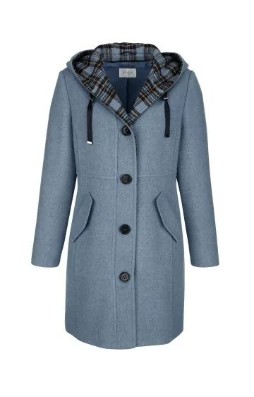 Villane kapuutsiga mantel MONA - 5