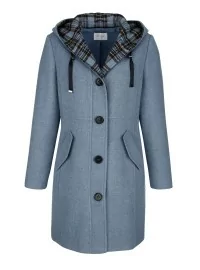 Villane kapuutsiga mantel MONA - 5