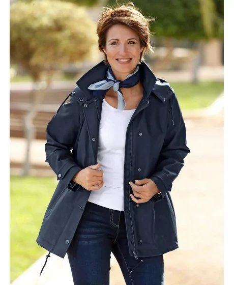 PAOLA ökonahkne kapuutsiga jakk