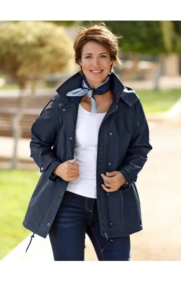 PAOLA ökonahkne kapuutsiga jakk