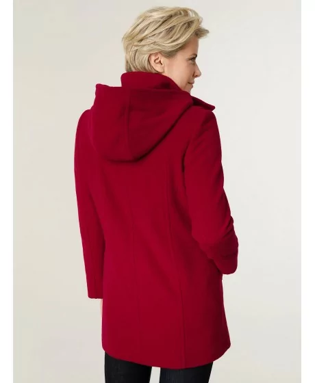 Villane kapuutsiga mantel MONA - 2