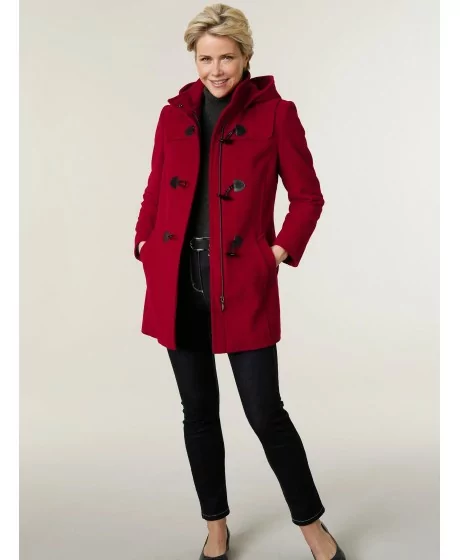 Villane kapuutsiga mantel MONA - 3