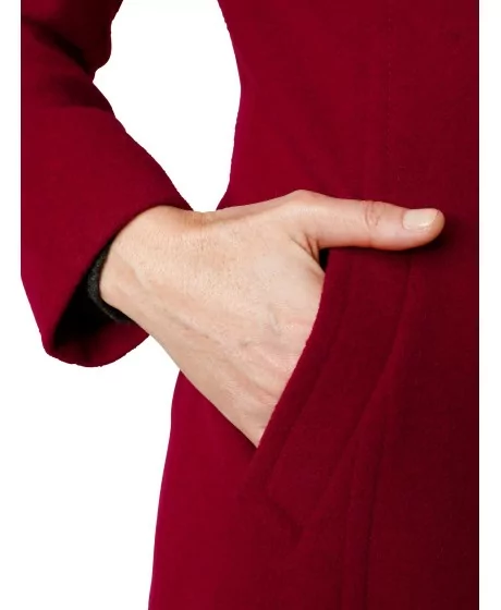 Villane kapuutsiga mantel MONA - 4