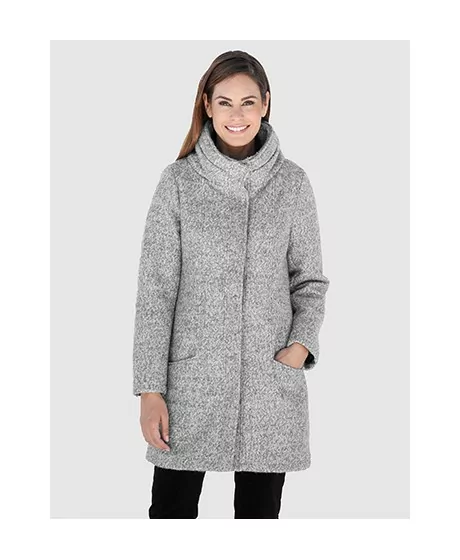 Laura Kenti turtleneck mantel - 1