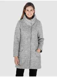 Laura Kenti turtleneck mantel - 1