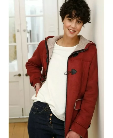 Kleit Kapuutsiga mantel - 2