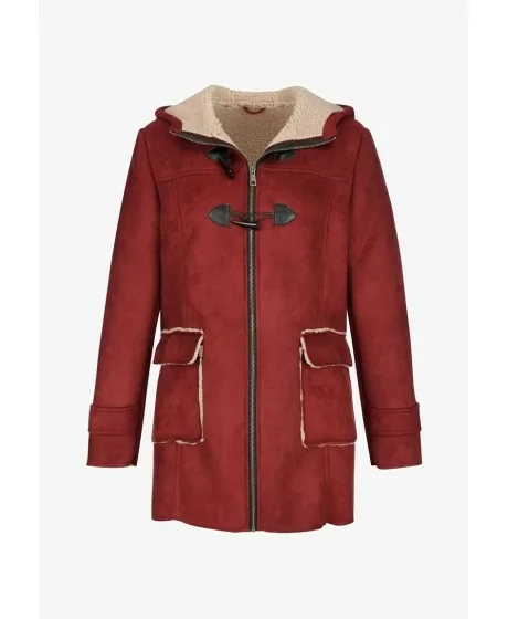 Kleit Kapuutsiga mantel - 4