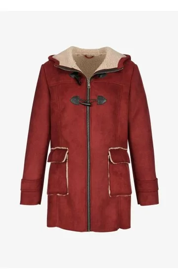 Kleit Kapuutsiga mantel - 4