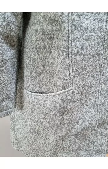 Laura Kenti turtleneck mantel - 4