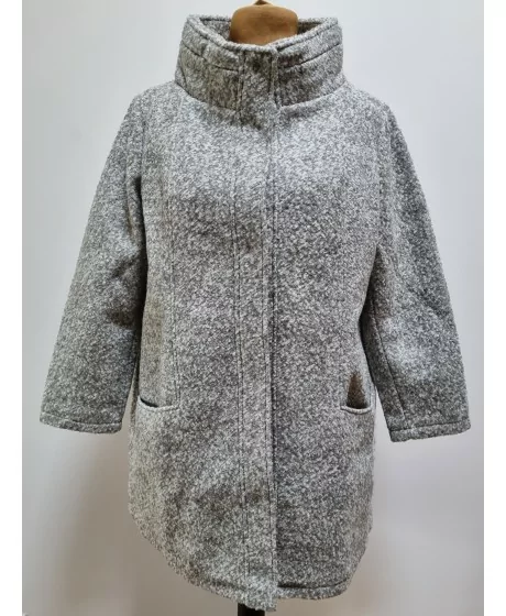 Laura Kenti turtleneck mantel - 5