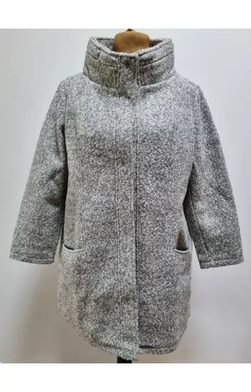 Laura Kenti turtleneck mantel - 5