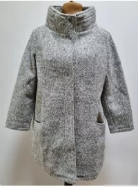 Laura Kenti turtleneck mantel - 5