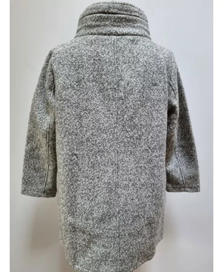 Laura Kenti turtleneck mantel - 6