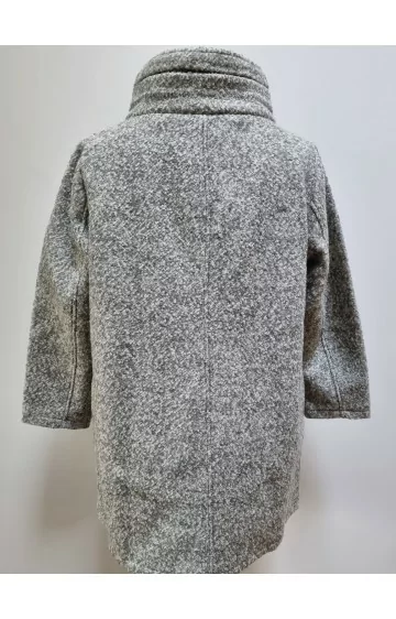 Laura Kenti turtleneck mantel - 6