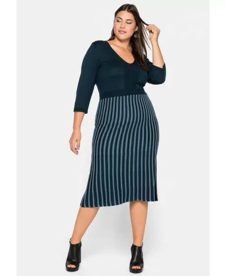 Plono mezgimo Sheego medvilnės suknelė 2352