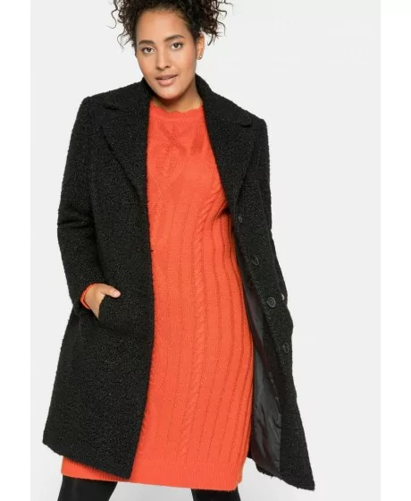 Lokkis bouclé Sheego poolmantel Sheego - 4