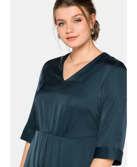 Pikk ookeani värvi Sheego kleit