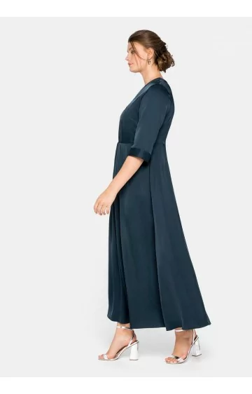 Pikk ookeani värvi Sheego kleit